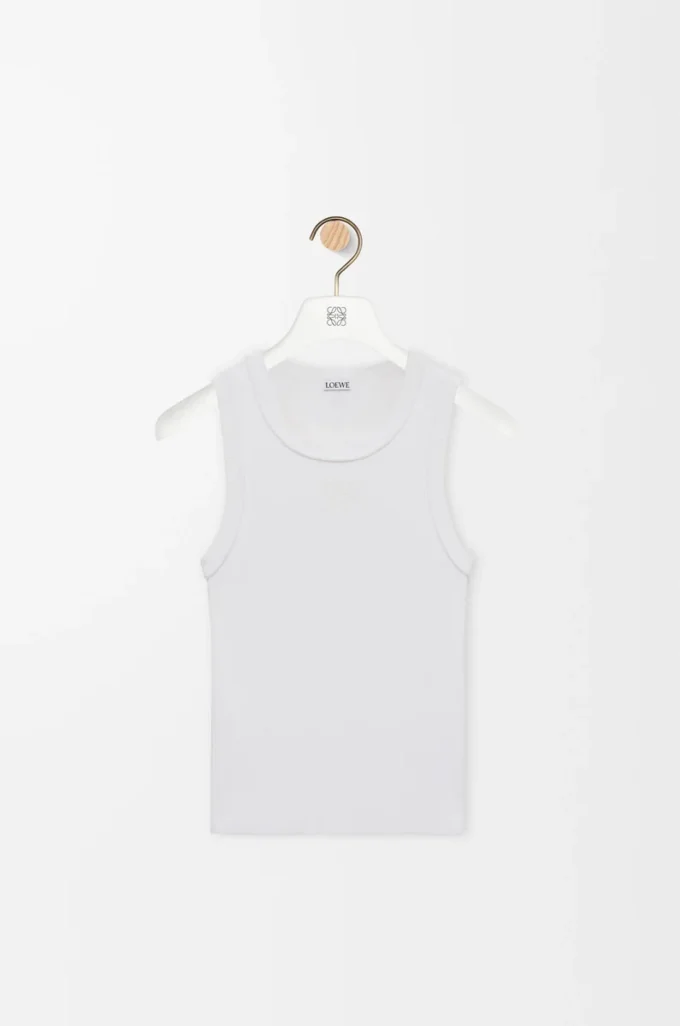 Débardeur Anagramme en viscose stretch Blanc Débardeur Anagramme en viscose stretch Blanc