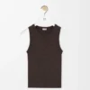 Débardeur Anagramme en viscose stretch marron Débardeur Anagramme en viscose stretch marron