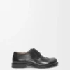 Derby brogue Campo en cuir de veau brossé Noir