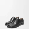 Derby brogue Campo en cuir de veau brossé Noir