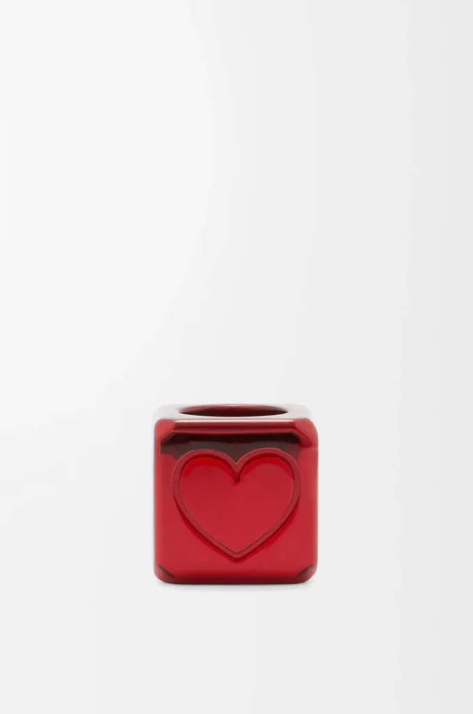 Dés cubes anagrammes rouges