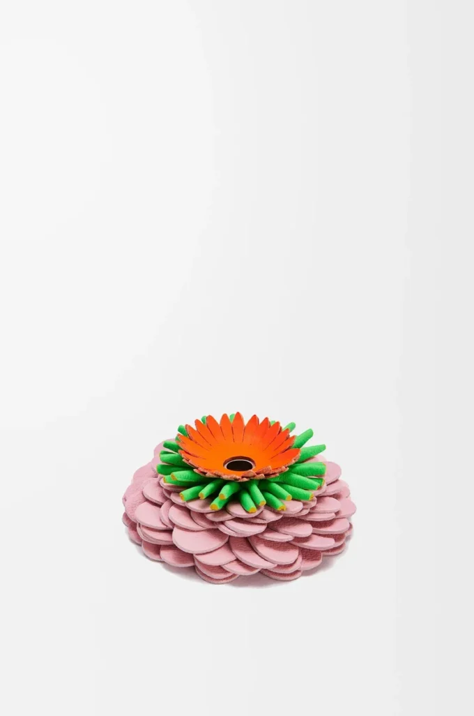Dés fleur en cuir de veau classique Light Candy