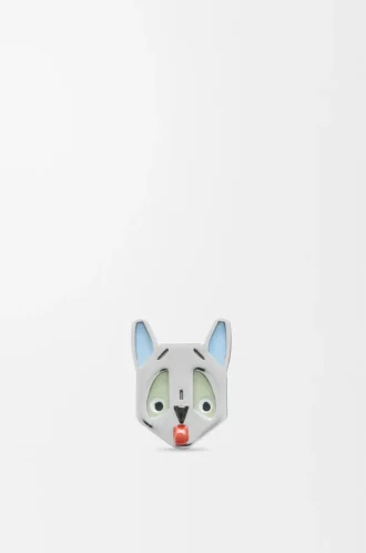 Dés Futurist Cat argent/bleu