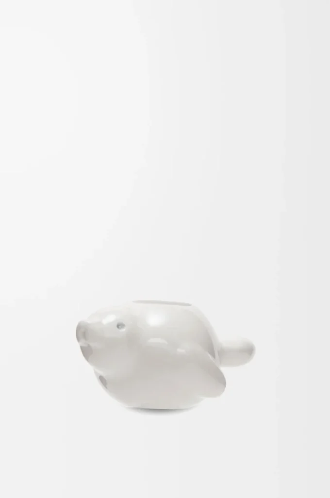 Dés phoque en laiton blanc doux