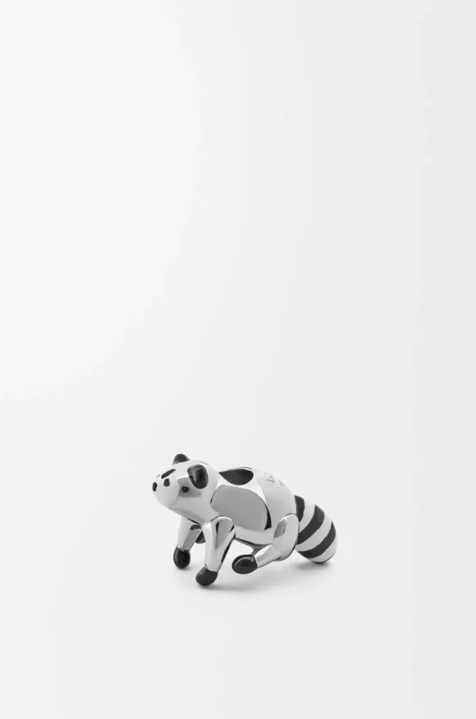 Dés Raccoon argentés