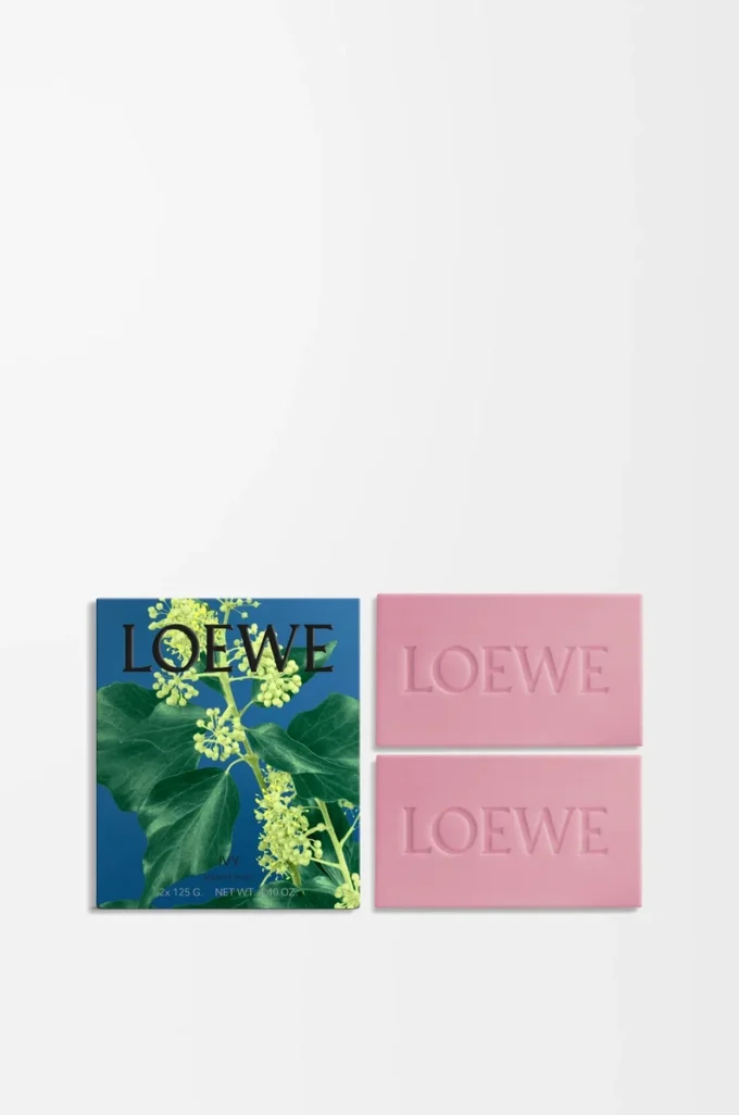 Duo de savons au lierre Rose pâle