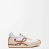 Flow Runner 2.0 en nylon et daim Chocolat/Presque optique