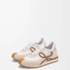 Flow Runner 2.0 en nylon et daim Chocolat/Presque optique