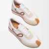 Flow Runner 2.0 en nylon et daim Chocolat/Presque optique