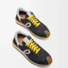 Flow Runner 2.0 en nylon et daim Noir/Blanc/Kaki