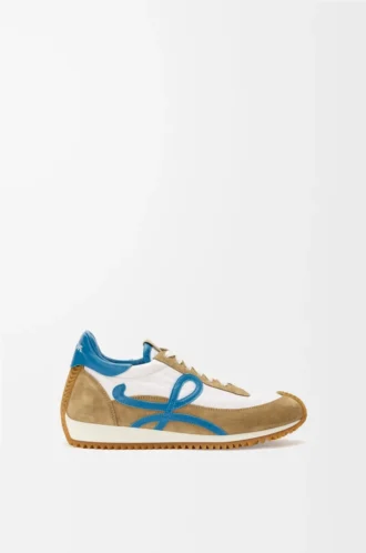 Flow Runner 2.0 en nylon et daim Sand/Blue/White