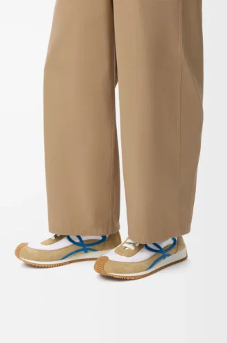 Flow Runner 2.0 en nylon et daim Sand/Blue/White