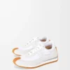 Flow Runner en nylon et daim Blanc