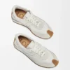 Flow Runner en nylon et daim Blanc