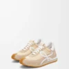 Flow Runner en nylon et daim Light Powder