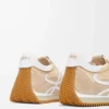 Flow Runner en nylon et daim Light Powder