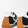 Flow Runner en nylon et daim Noir/Blanc