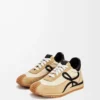 Flow Runner en nylon et daim Or/Noir