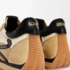 Flow Runner en nylon et daim Or/Noir