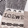 Gants en laine mélangée beige/multicolore