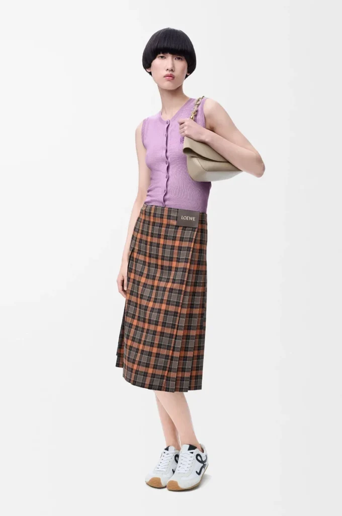 Gilet en cachemire et soie Lilas Gilet en cachemire et soie Lilas