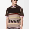 Gilet en laine et cachemire Beige/Multicolore Gilet en laine et cachemire Beige/Multicolore