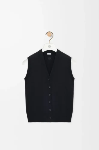 Gilet en laine Noir