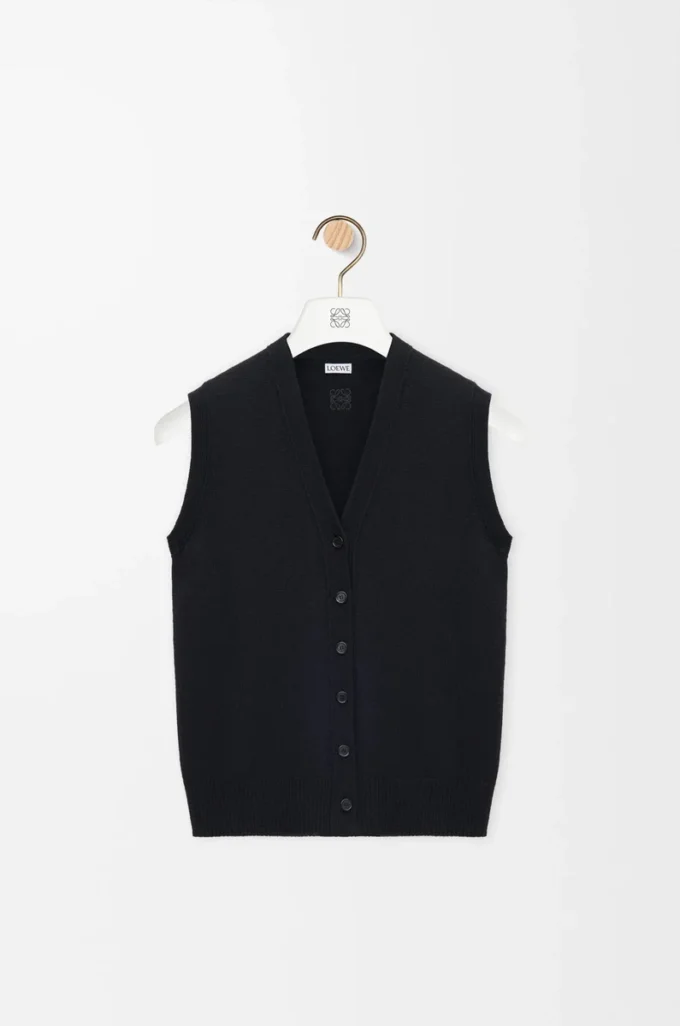 Gilet en laine Noir Gilet en laine Noir