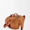 Grand sac Elephant en cuir de veau classique Tan