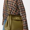 Grand sac Madrid en cuir de veau souple Olive