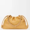 Grand sac à main Flamenco en cuir d&rsquo;agneau nappa souple Sahara