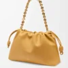 Grand sac à main Flamenco en cuir d&rsquo;agneau nappa souple Sahara