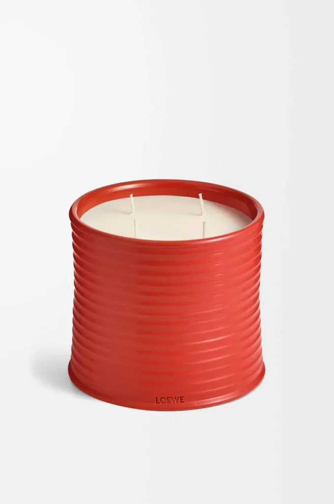 Grande bougie Tomato Leaves rouge