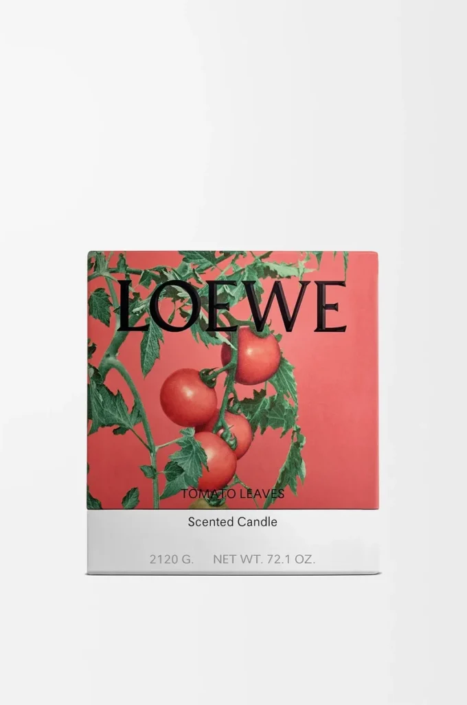 Grande bougie Tomato Leaves rouge