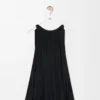 Haut dos nu en viscose noir
