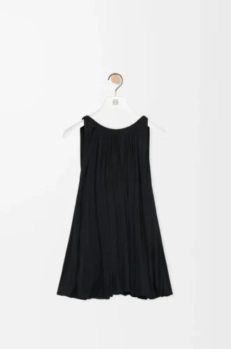 Haut dos nu en viscose noir
