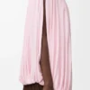Haut drapé en viscose Rose