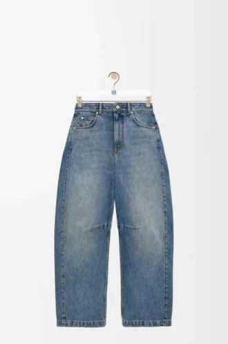 Jean Anagram en denim Denim délavé