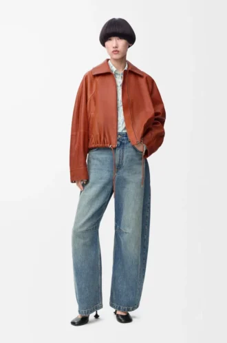 Jean Anagram en denim Denim délavé