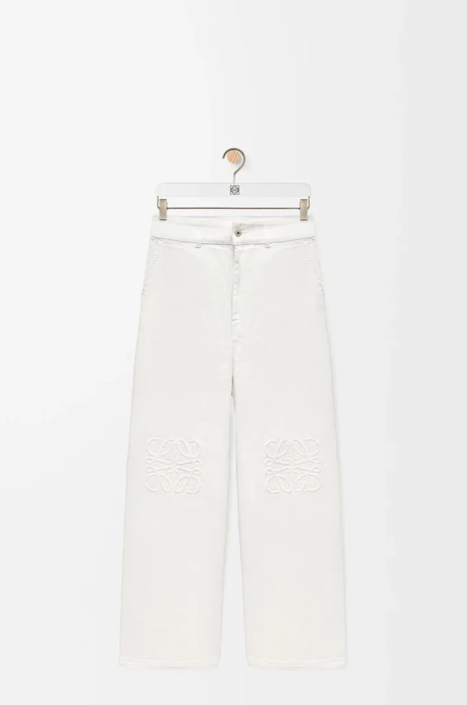 Jean baggy Anagram en denim blanc Jean baggy Anagram en denim blanc