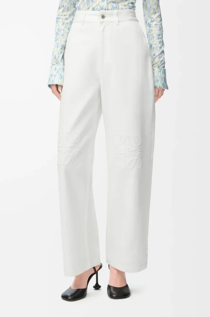 Jean baggy Anagram en denim blanc Jean baggy Anagram en denim blanc