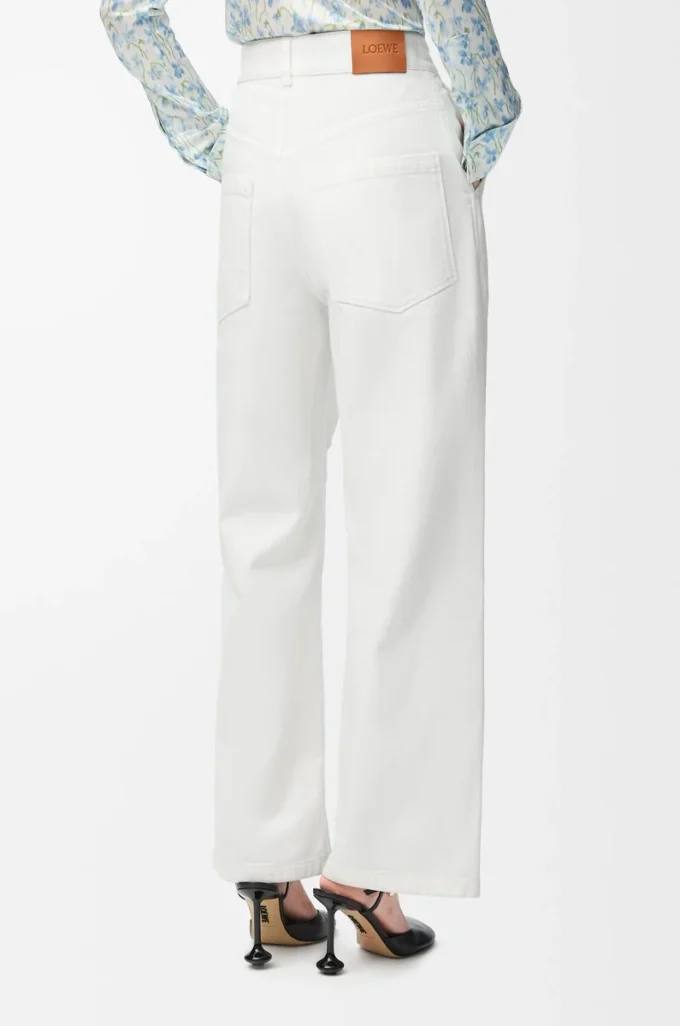 Jean baggy Anagram en denim blanc Jean baggy Anagram en denim blanc