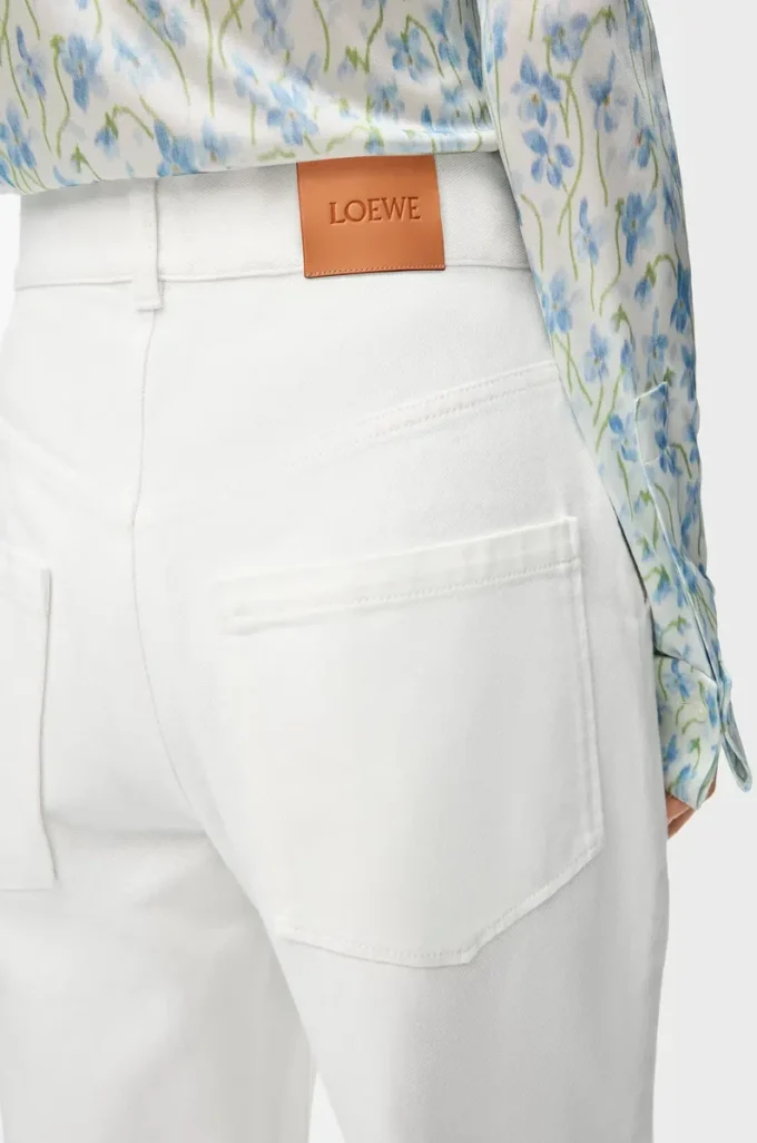Jean baggy Anagram en denim blanc Jean baggy Anagram en denim blanc