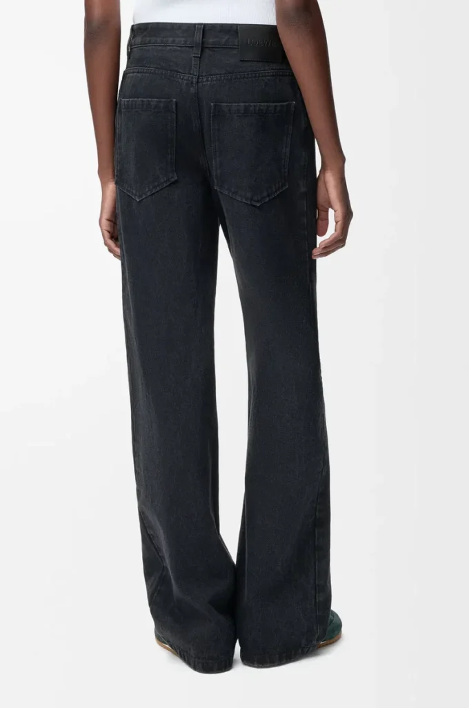 Jean baggy Anagram en denim Noir Jean baggy Anagram en denim Noir