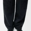 Jean baggy Anagram en denim Noir Jean baggy Anagram en denim Noir
