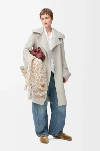 Jean bouffant en denim Denim délavé