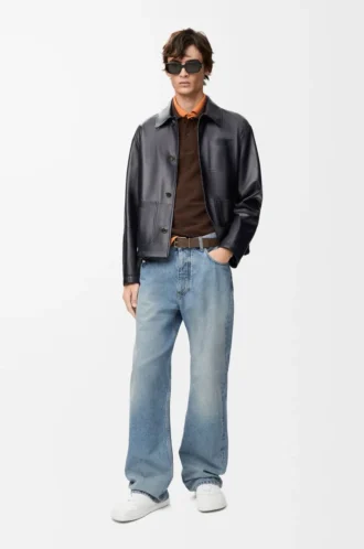 Jean en denim bleu vintage