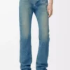 Jean slim en denim bleu vintage Jean slim en denim bleu vintage