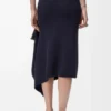 Jupe en laine bleu marine foncé Jupe en laine bleu marine foncé