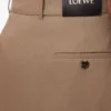 Jupe portefeuille en coton Beige